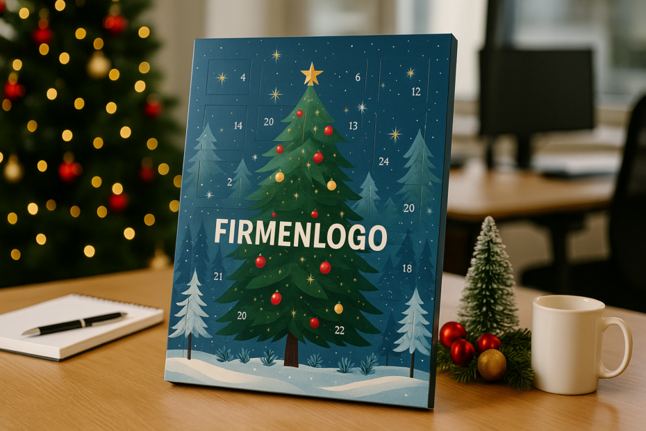 Bedruckte Adventskalender für Mitarbeiter