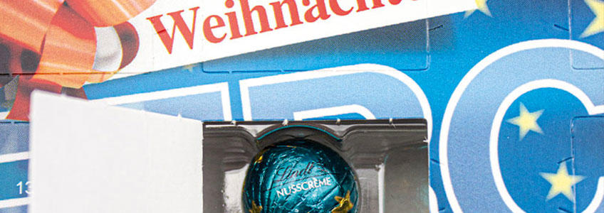 Bedruckte Adventskalender